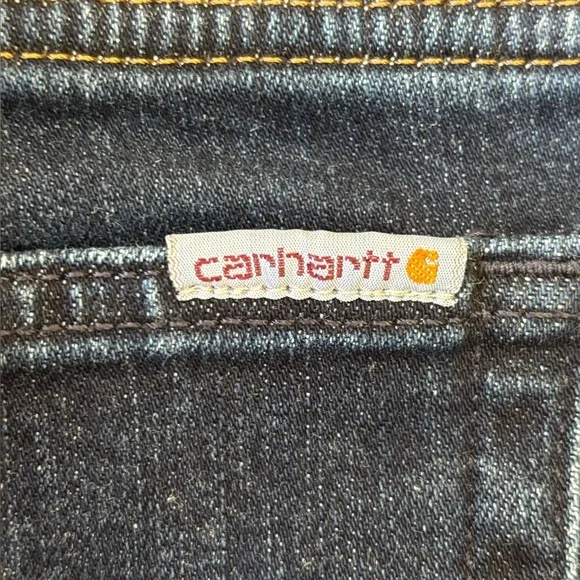 Carhartt Flannel Lined Straight Leg Jeans - Picture 8 of 10